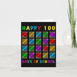 100 Schultage Karte