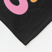 100 Schultage Lächeln 100. Tag Fleecedecke (Ecke)