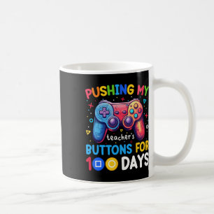100 Schultage lang den Knopf meines Lehrers drücke Kaffeetasse