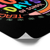 100 Schultage Liebe Inspirierte 100 Tage Poster (Ecke)