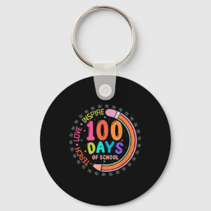100 Schultage Liebe Inspirierte 100 Tage Schlüsselanhänger