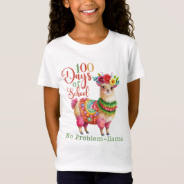 100 Schultage Llama-Shirt T-Shirt