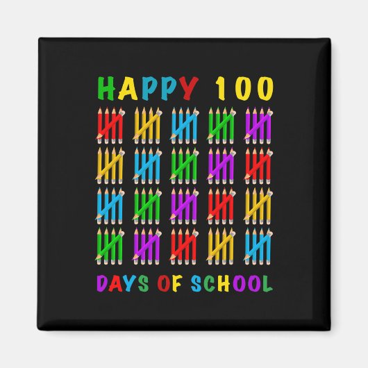 100 Schultage Magnet (Vorne)