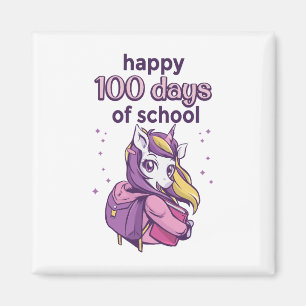 100 Schultage Magnet