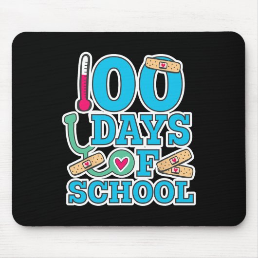 100 Schultage Mousepad (Vorne)