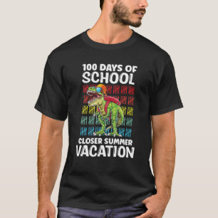 100 Schultage Naher Sommerurlaub Brille T-Shirt