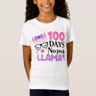 100 Schultage - No Prob Llama T-Shirt