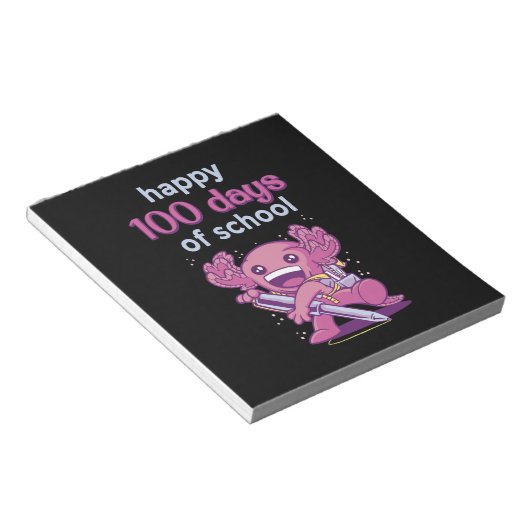 100 Schultage Notizblock (angewinkelt)