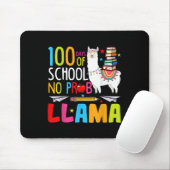 100 Schultage Nr. Probllama Llama Funny 100. Mousepad (Mit Mouse)