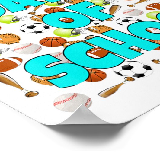 100 Schultage Poster (Ecke)