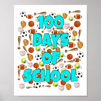 100 Schultage Poster