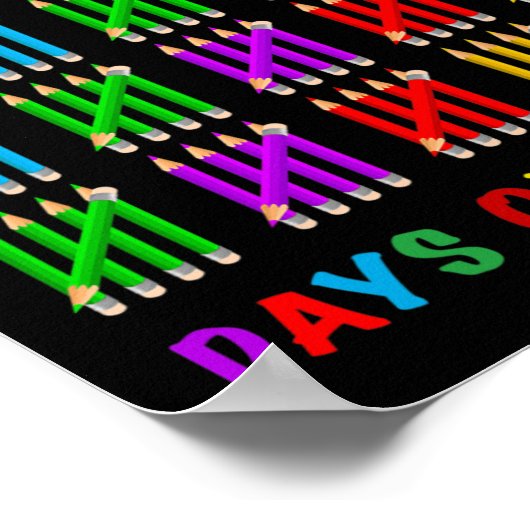 100 Schultage Poster (Ecke)