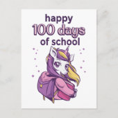 100 Schultage Postkarte (Vorderseite)