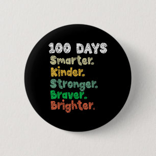 100 Schultage schlauer 100. Schultag Button