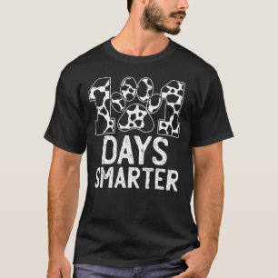 100 Schultage Schlauer-Dalmatiner-Lehrerin Stud T-Shirt