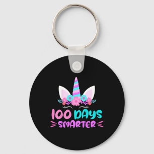 100 Schultage Schlauere Mädchen 100. Scho-Tag Schlüsselanhänger