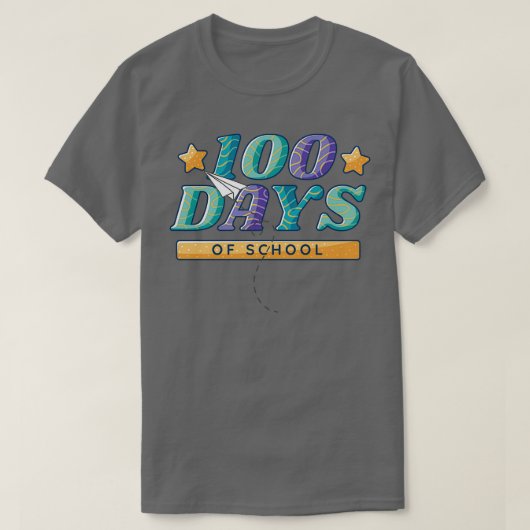 100 Schultage Smarter 1 T-Shirt (Design vorne)
