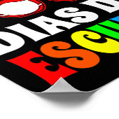 100 Schultage Spanisch Feliz 100 Dias de Escue Poster (Ecke)