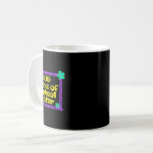 100 Schultage später 100. Schultag Kaffeetasse (Vorderseite Links)