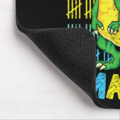 100 Schultage T-rex 100. Schultag Mousepad (Ecke)
