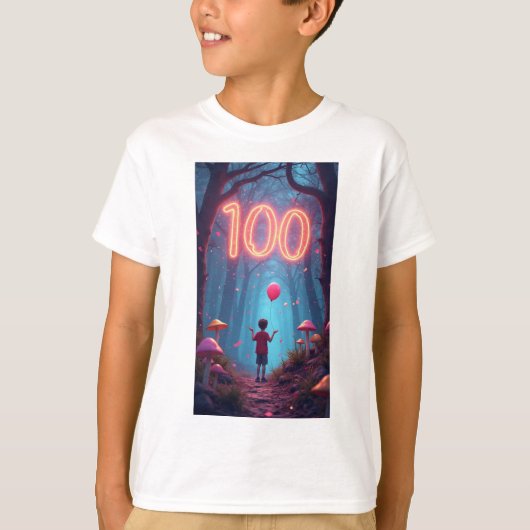100 Schultage T-Shirt (Vorderseite)