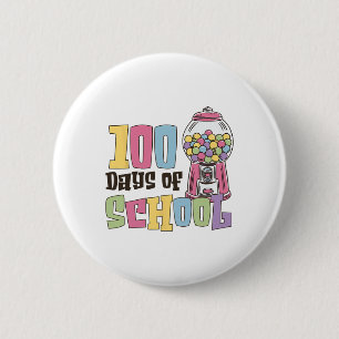 100 Schultage T-Shirt 100 Schultage Gumbyll Button