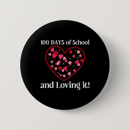 100 Schultage und das Vergnügen der Schüler Button (Vorderseite)
