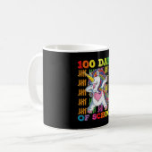 100 Schultage Unicorn-Lehrer Kaffeetasse (Vorderseite Links)
