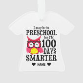 100 Schultage - Vorschule Ornament (Rückseite)