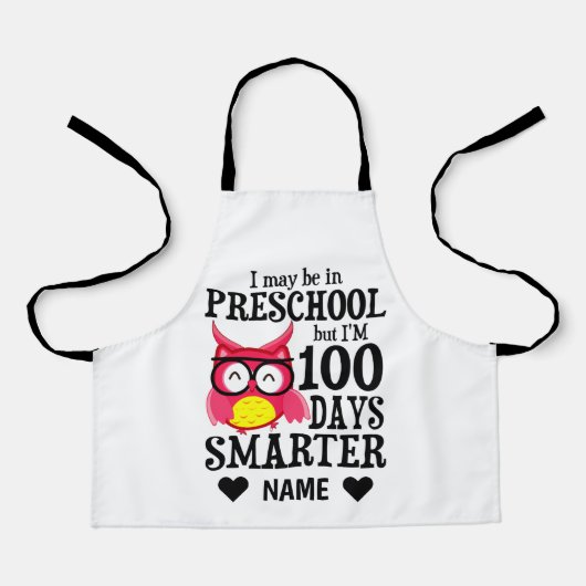 100 Schultage - Vorschule Schürze (Vorderseite)