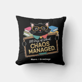 100 Schultage Wie dieser lustige Lehrer überlebt h Kissen