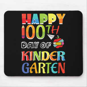 100 Schultage zum 100. Kindergartentag Mousepad