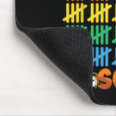 100 Schultage zum 100. Schultag Mousepad (Ecke)