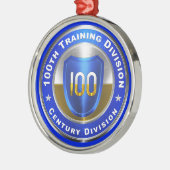 100. Schulungsabteilung Weihnachten Ornament Aus Metall (Links)