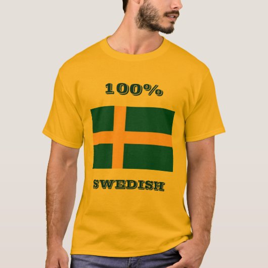 100%, SCHWEDISCH T-Shirt (Vorderseite)