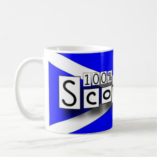 100% Scottish Kaffeetasse