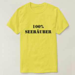 100% Seeräuber 100 % Krebs T-Shirt
