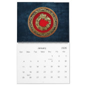 [100] Serpent God Quetzalcoatl [Gold] Kalender (Jan 2026)