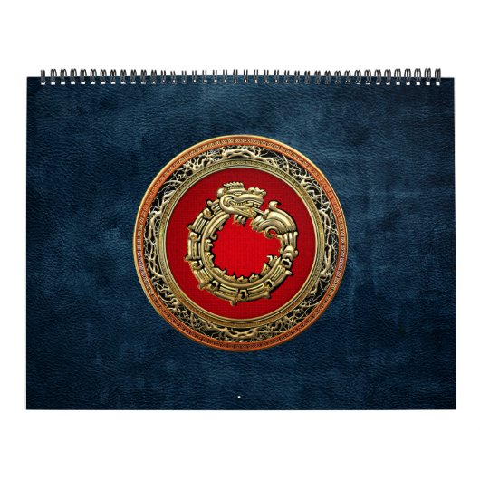 [100] Serpent God Quetzalcoatl [Gold] Kalender (Titelbild)