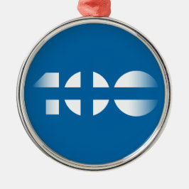 100 SILBERNES ORNAMENT