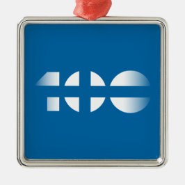 100 SILBERNES ORNAMENT