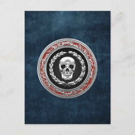 [100] Silberschädel Postkarte (Vorderseite)
