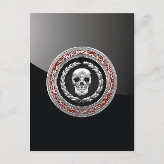 [100] Silberschädel Postkarte (Vorderseite)