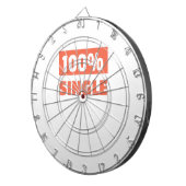 100 % Single Dartscheibe (Vorderseite rechts)