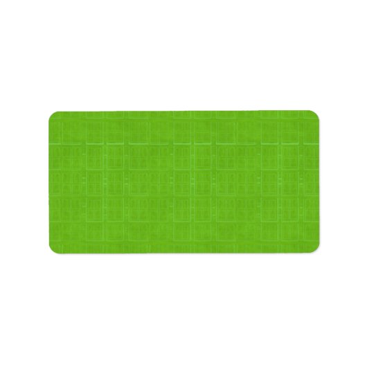 100 Slim : kunstvoll weiche Farbmuster Adressaufkleber (Vorne)