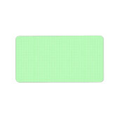 100 Slim : kunstvoll weiche Farbmuster Adressaufkleber (Vorne)