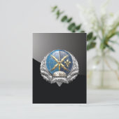 [100] SOWT-Emblem Postkarte (Stehend Vorderseite)