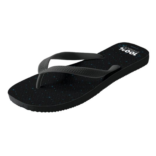 100% Stardust Badesandalen (Schrägansicht)