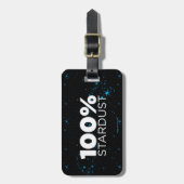 100% Stardust Gepäckanhänger (Vorderseite vertikal)