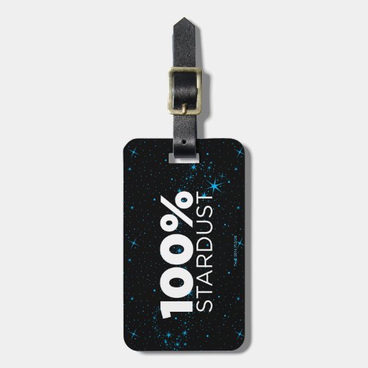 100% Stardust Gepäckanhänger (Vorderseite vertikal)